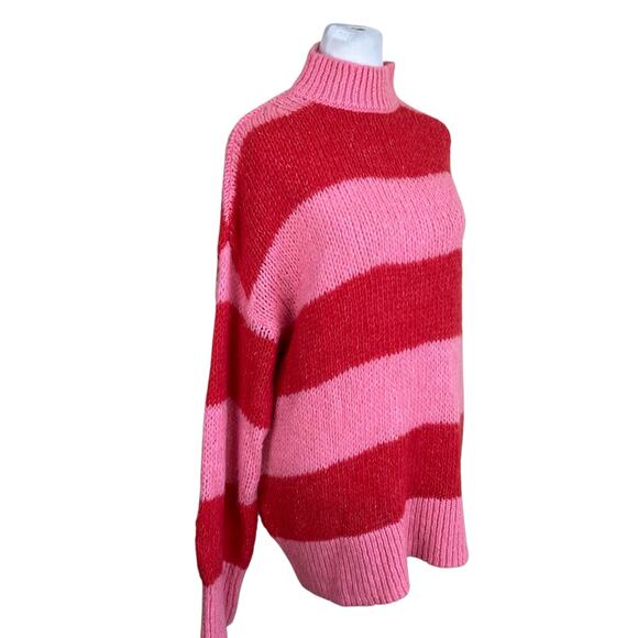 Mango Carioca Sweater Red Pink Small - Picture 5 of 16